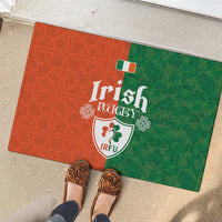 Irish Rugby Rubber Doormat Shamrock with Celtics Vibes The Half Style - Wonder Print Shop