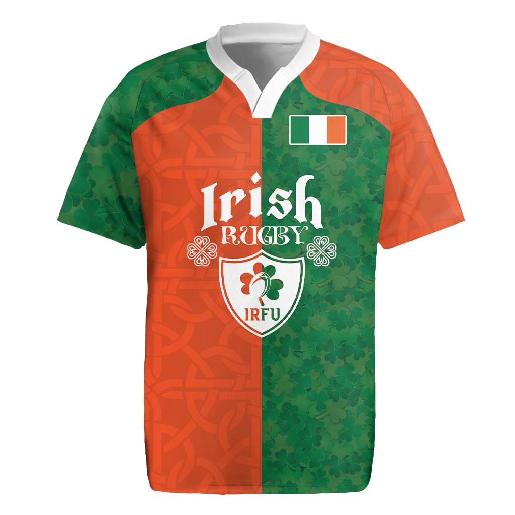Custom Irish Rugby Rugby Jersey Shamrock with Celtics Vibes The Half Style - Wonder Print Shop