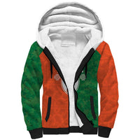 Custom Irish Rugby Sherpa Hoodie Shamrock with Celtics Vibes The Half Style - Wonder Print Shop