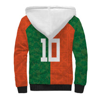Custom Irish Rugby Sherpa Hoodie Shamrock with Celtics Vibes The Half Style - Wonder Print Shop
