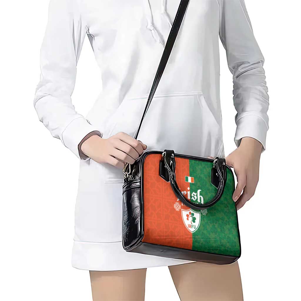 Irish Rugby Shoulder Handbag Shamrock with Celtics Vibes The Half Style - Wonder Print Shop