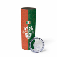 Custom Irish Rugby Skinny Tumbler Shamrock with Celtics Vibes The Half Style - Wonder Print Shop