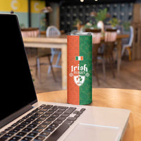 Custom Irish Rugby Skinny Tumbler Shamrock with Celtics Vibes The Half Style - Wonder Print Shop