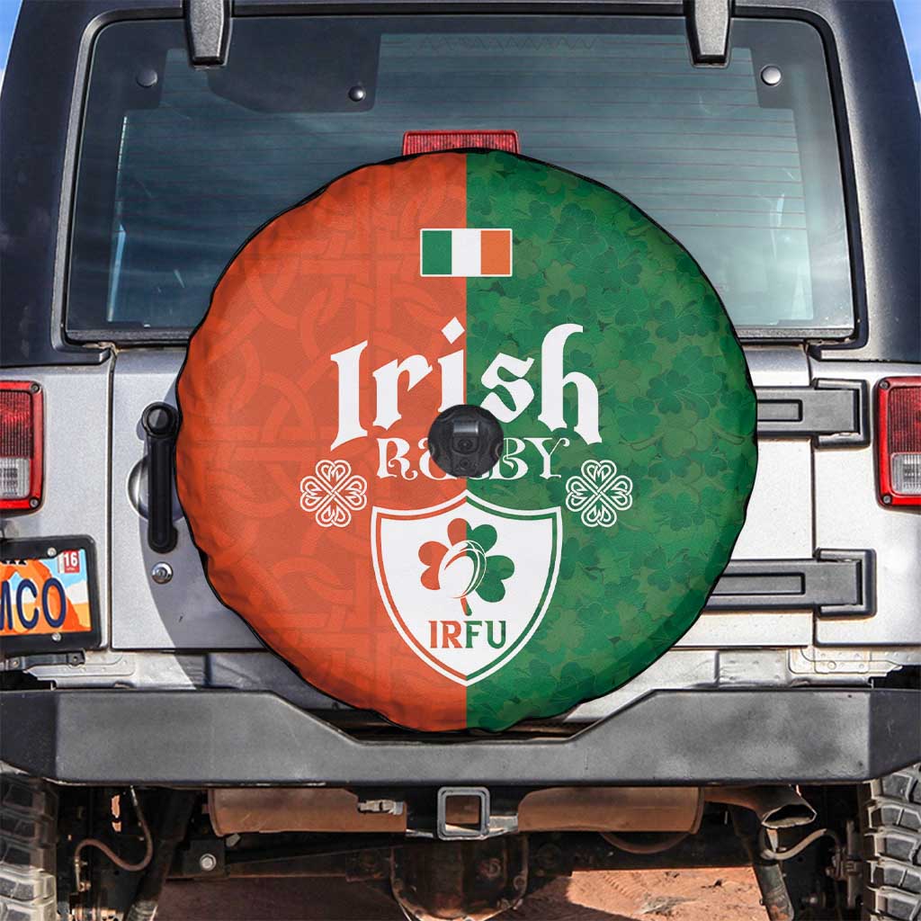 Irish Rugby Spare Tire Cover Shamrock with Celtics Vibes The Half Style - Wonder Print Shop