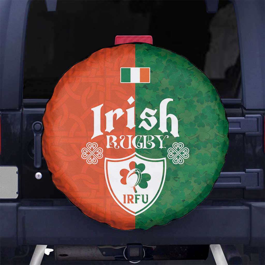 Irish Rugby Spare Tire Cover Shamrock with Celtics Vibes The Half Style - Wonder Print Shop
