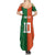 Custom Irish Rugby Summer Maxi Dress Shamrock with Celtics Vibes The Half Style - Wonder Print Shop
