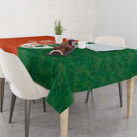 Irish Rugby Tablecloth Shamrock with Celtics Vibes The Half Style - Wonder Print Shop