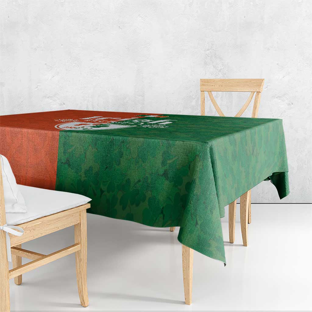 Irish Rugby Tablecloth Shamrock with Celtics Vibes The Half Style - Wonder Print Shop