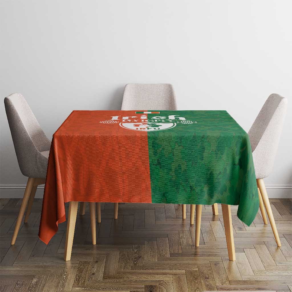 Irish Rugby Tablecloth Shamrock with Celtics Vibes The Half Style - Wonder Print Shop