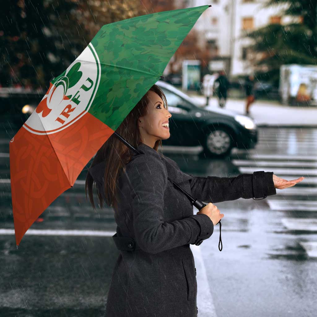 Irish Rugby Umbrella Shamrock with Celtics Vibes The Half Style - Wonder Print Shop