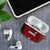 Canadian Rugby AirPods Case Maple Leaves Sporty Art Style Red Color - Wonder Print Shop