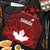 Canadian Rugby Apron Maple Leaves Sporty Art Style Red Color - Wonder Print Shop