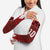 Custom Canadian Rugby Arm Sleeves Maple Leaves Sporty Art Style Red Color - Wonder Print Shop