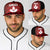 Canadian Rugby Baseball Net Cap Maple Leaves Sporty Art Style Red Color - Wonder Print Shop