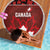 Canadian Rugby Beach Blanket Maple Leaves Sporty Art Style Red Color - Wonder Print Shop
