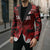 Custom Canadian Rugby Blazer Maple Leaves Sporty Art Style Red Color - Wonder Print Shop