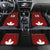 Canadian Rugby Car Mats Maple Leaves Sporty Art Style Red Color - Wonder Print Shop
