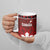 Custom Canadian Rugby Ceramic Mug Maple Leaves Sporty Art Style Red Color - Wonder Print Shop