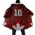 Custom Canadian Rugby Cloak Maple Leaves Sporty Art Style Red Color - Wonder Print Shop