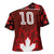 Custom Canadian Rugby Cross Shoulder Shirt Maple Leaves Sporty Art Style Red Color - Wonder Print Shop