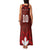 Custom Canadian Rugby Family Matching Tank Maxi Dress and Hawaiian Shirt Maple Leaves Sporty Art Style Red Color - Wonder Print Shop