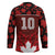 Custom Canadian Rugby Hockey Jersey Maple Leaves Sporty Art Style Red Color - Wonder Print Shop