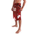 Custom Canadian Rugby Lavalava Maple Leaves Sporty Art Style Red Color - Wonder Print Shop