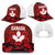 Canadian Rugby Mesh Trucker Cap Maple Leaves Sporty Art Style Red Color - Wonder Print Shop