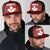 Canadian Rugby Mesh Trucker Cap Maple Leaves Sporty Art Style Red Color - Wonder Print Shop