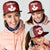 Canadian Rugby Mesh Trucker Cap Maple Leaves Sporty Art Style Red Color - Wonder Print Shop