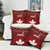 Canadian Rugby Pillow Cover Maple Leaves Sporty Art Style Red Color - Wonder Print Shop