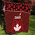 Canadian Rugby Quilt Maple Leaves Sporty Art Style Red Color - Wonder Print Shop