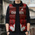 Custom Canadian Rugby Sleeveless Puffer Jacket Maple Leaves Sporty Art Style Red Color - Wonder Print Shop