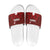 Canadian Rugby Slide Sandals Maple Leaves Sporty Art Style Red Color - Wonder Print Shop