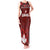 Custom Canadian Rugby Tank Maxi Dress Maple Leaves Sporty Art Style Red Color - Wonder Print Shop