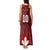 Custom Canadian Rugby Tank Maxi Dress Maple Leaves Sporty Art Style Red Color - Wonder Print Shop