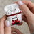 Canadian Rugby AirPods Case Maple Leaves Sporty Art Style White Color - Wonder Print Shop
