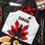 Canadian Rugby Apron Maple Leaves Sporty Art Style White Color - Wonder Print Shop