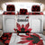 Canadian Rugby Back Car Seat Cover Maple Leaves Sporty Art Style White Color - Wonder Print Shop