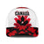 Canadian Rugby Baseball Net Cap Maple Leaves Sporty Art Style White Color - Wonder Print Shop