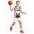 Custom Canadian Rugby Basketball Jersey Maple Leaves Sporty Art Style White Color - Wonder Print Shop