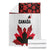 Canadian Rugby Blanket Maple Leaves Sporty Art Style White Color - Wonder Print Shop