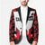 Custom Canadian Rugby Blazer Maple Leaves Sporty Art Style White Color - Wonder Print Shop