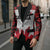 Custom Canadian Rugby Blazer Maple Leaves Sporty Art Style White Color - Wonder Print Shop