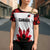Custom Canadian Rugby Cross Shoulder Shirt Maple Leaves Sporty Art Style White Color - Wonder Print Shop