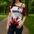 Custom Canadian Rugby Cross Shoulder Shirt Maple Leaves Sporty Art Style White Color - Wonder Print Shop