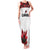 Custom Canadian Rugby Family Matching Tank Maxi Dress and Hawaiian Shirt Maple Leaves Sporty Art Style White Color - Wonder Print Shop