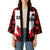 Custom Canadian Rugby Kimono Maple Leaves Sporty Art Style White Color - Wonder Print Shop
