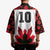 Custom Canadian Rugby Kimono Maple Leaves Sporty Art Style White Color - Wonder Print Shop