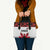 Canadian Rugby Leather Bag Maple Leaves Sporty Art Style White Color - Wonder Print Shop